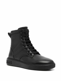 Bally baskets montantes à logo embossé