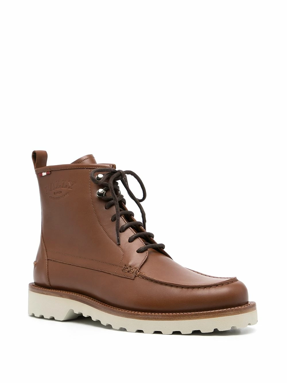 Bally Bottines lacées à logo embossé Prix Légers bottes homme 4 Bally bottines lacées à logo embossé