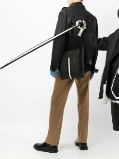 Bally sacoche à détails rayés