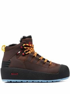 Bally baskets montantes à logo imprimé