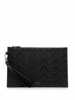 Bally pochette à design embossé
