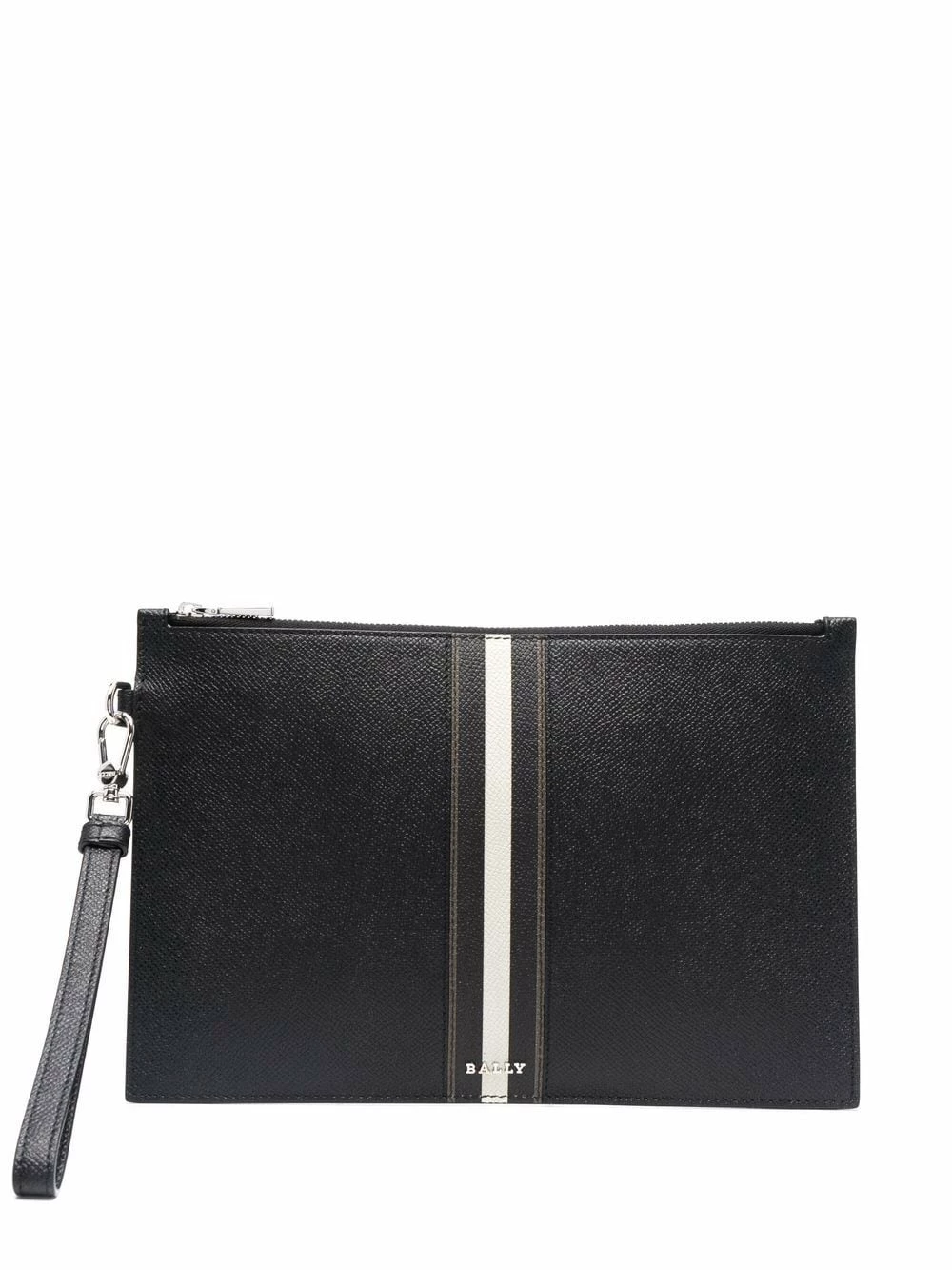 Bally Pochette Benery en cuir à rayures Soldes En Ligne pochettes & minaudières homme 3 Bally pochette Benery en cuir à rayures