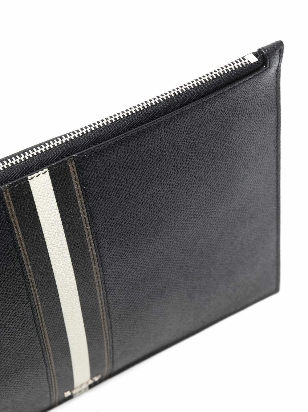 Bally Pochette Benery en cuir à rayures Soldes En Ligne pochettes & minaudières homme 6 Bally pochette Benery en cuir à rayures