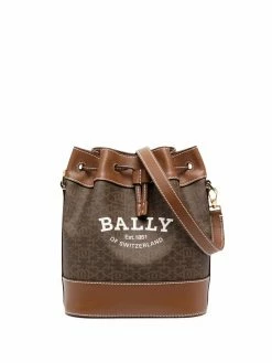 Bally sac seau à logo imprimé
