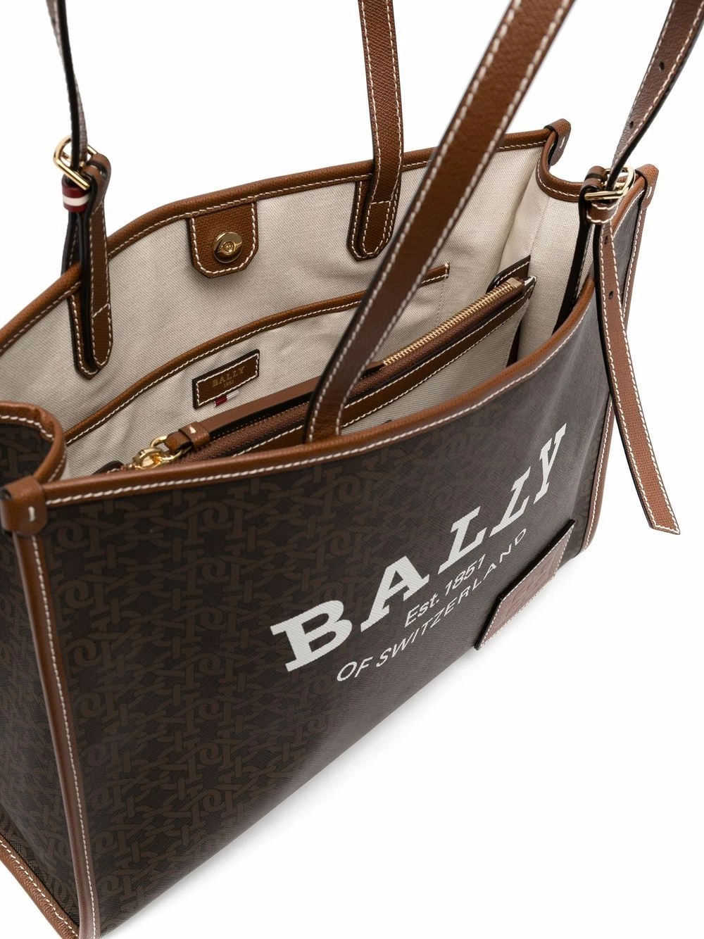 Bon Rapport Coût-Efficacité Bally Sac cabas Calie à logo imprimé sacs cabas femme 7 Bally sac cabas Calie à logo imprimé