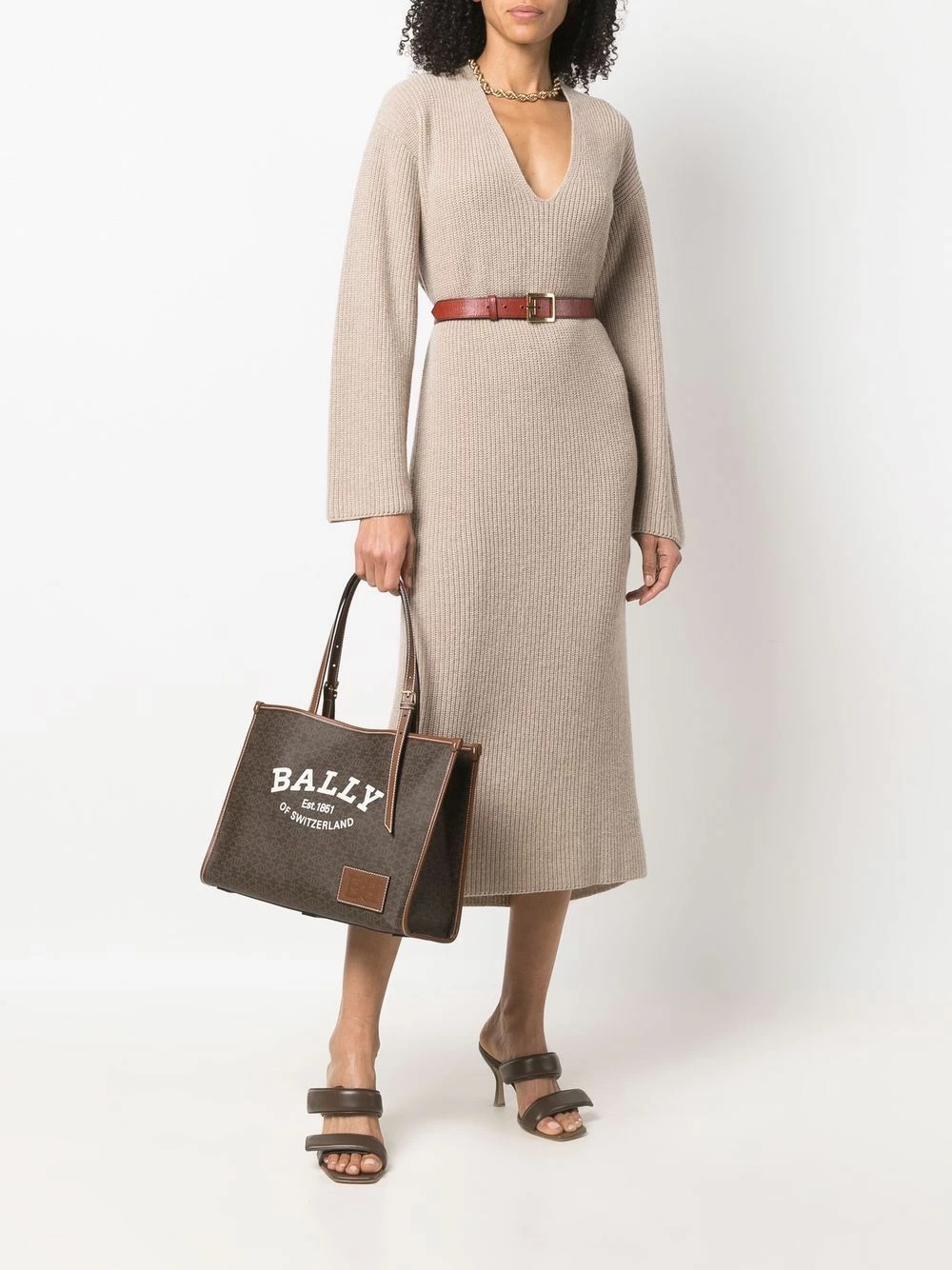 Bon Rapport Coût-Efficacité Bally Sac cabas Calie à logo imprimé sacs cabas femme 4 Bally sac cabas Calie à logo imprimé