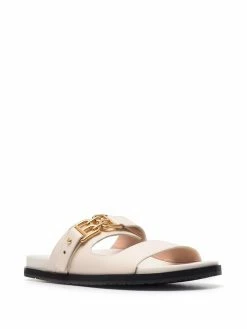 Bally claquettes en cuir à plaque logo