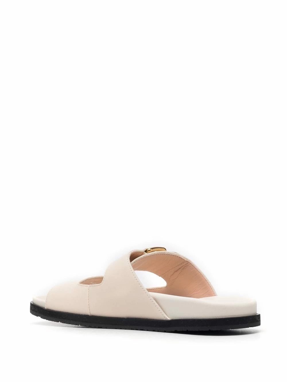 Bally Produit de première qualité Claquettes en cuir à plaque logo tongs & claquettes femme 5 Bally claquettes en cuir à plaque logo