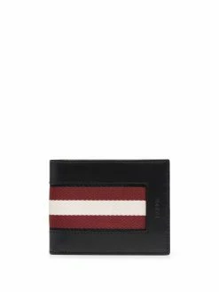 Bally portefeuille Bevye Ă rayures signature